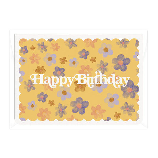 'Happy Birthday' Blossoms Greeting Card (RRP $6.95)