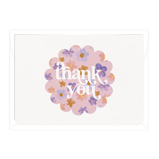 'Thank You' Blossoms Greeting Card (RRP from $6.95)
