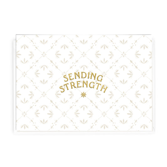 'Sending Strength' Amalfi Tile Greeting Card