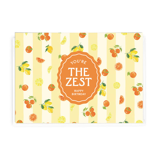 'You're the Zest' Birthday Greeting Card