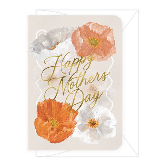 'Happy Mother's Day' Poppies Greeting Card (RRP $6.95)