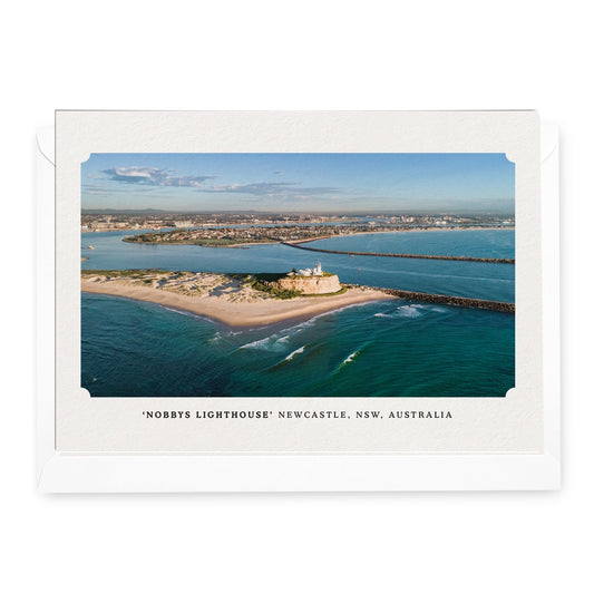 ✧ 'Nobby's Beach, Newcastle NSW Australia' Photo Card (RRP $6.95)
