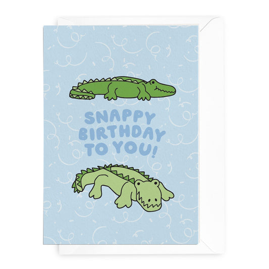 'Snappy Birthday to You!' Crocodile Greeting Card (RRP $6.95)