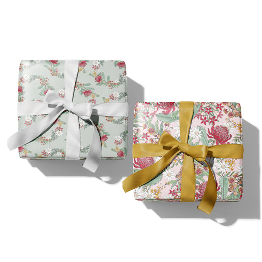 Double-Sided Wrapping Sheets 'Native Floral'