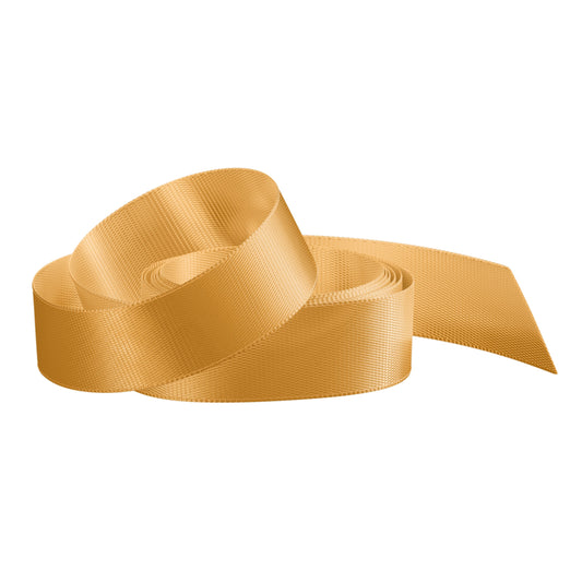 'Amber-Gold' Silky Satin Ribbon (15m)