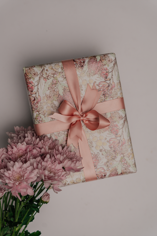 'Floriography' Native Floral Wrapping Paper Roll