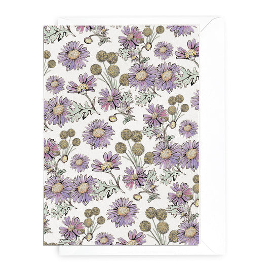 ✧ 'Floriography no.3' Pattern Blank Greeting Card