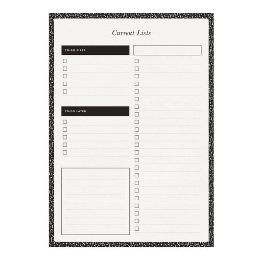 Composition 'List Maker' A5 Covered Notepad