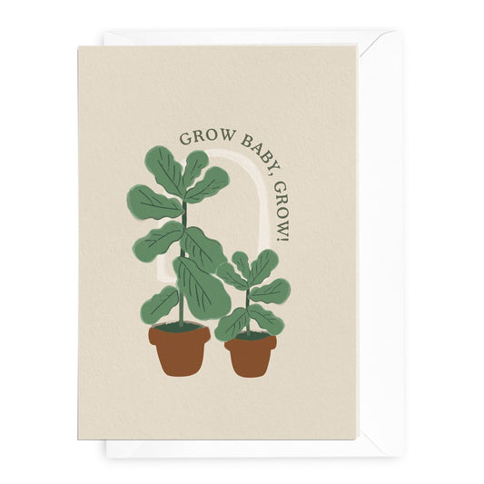 'Grow Baby, Grow!' Greeting Card (RRP $6.95)