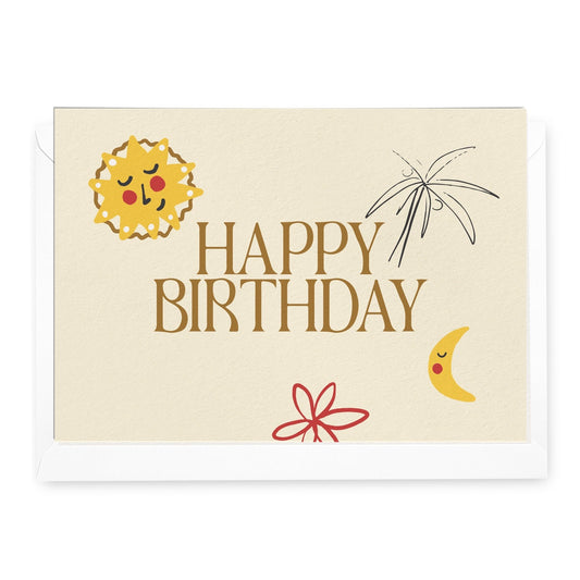 'Happy Birthday' Luma Greeting Card