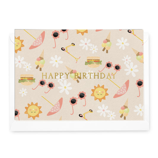 'Happy Birthday' Summer Daze Greeting Card (RRP $6.95)