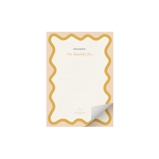 Ochre Composition 'Thankful for...' Magnetised A6 Gratitude Notepad (RRP $8.95)