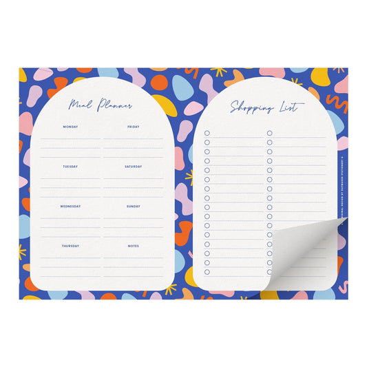 Shapes 'Meal Plan & Shopping List' Magnetised A4 Notepad (RRP $16.95)